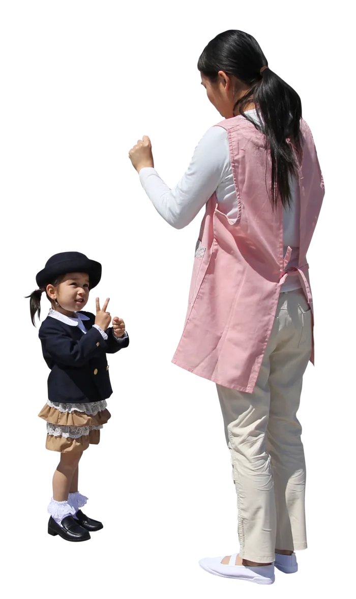 亚裔儿童人物免扣素材