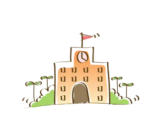 线条画校园卡通简笔少儿兴趣班