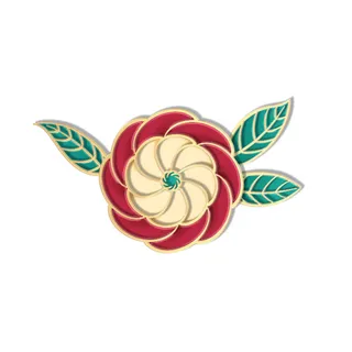 国潮风立体浮雕金边手绘花朵花卉PSD设计PNG免扣图片元素素材