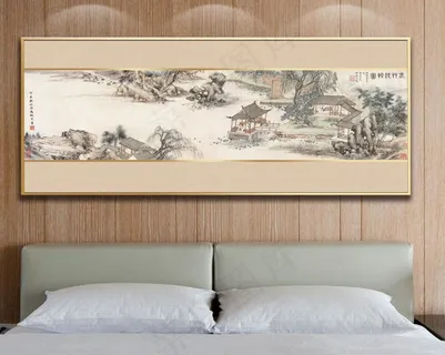 古典山水长卷国画