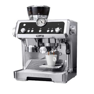 免抠银白色咖啡机实物图片