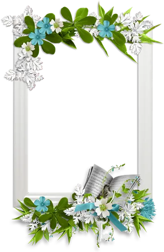 绿植边框卡通简笔谷雨