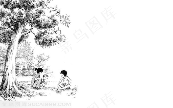 手绘童年回忆壁纸桌面