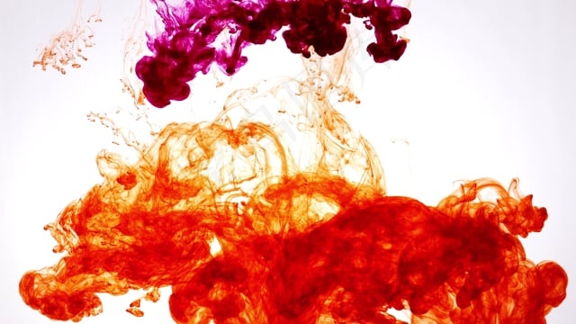 墨水, 画, 水, 降低, 抽象, 艺术, 图案, 放松