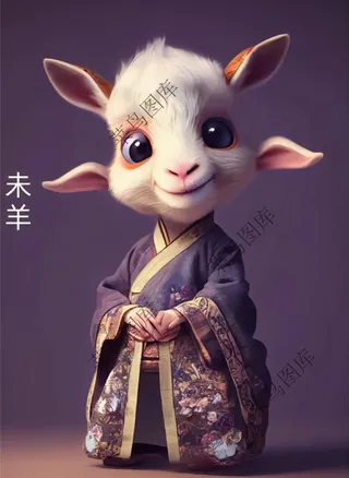 十二生肖-羊-高清图