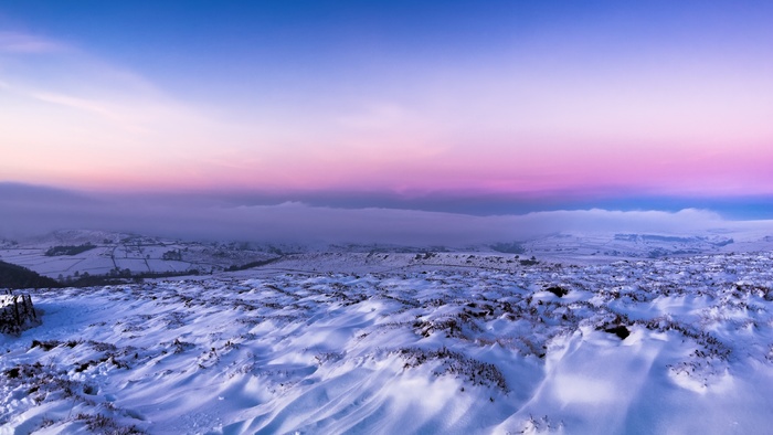 高清雪山雪景
