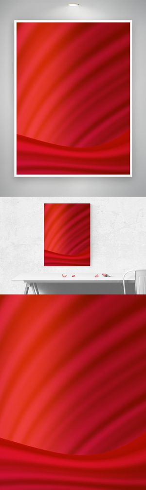 红色喜庆海报背景设计