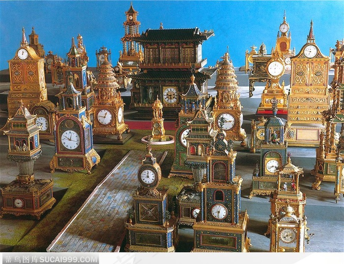 中华传统工艺品-钟表馆