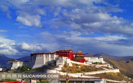 西藏布达拉宫美景素材