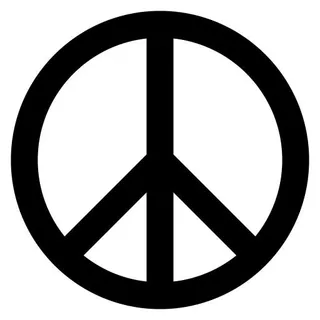 和平符号 PNG免抠