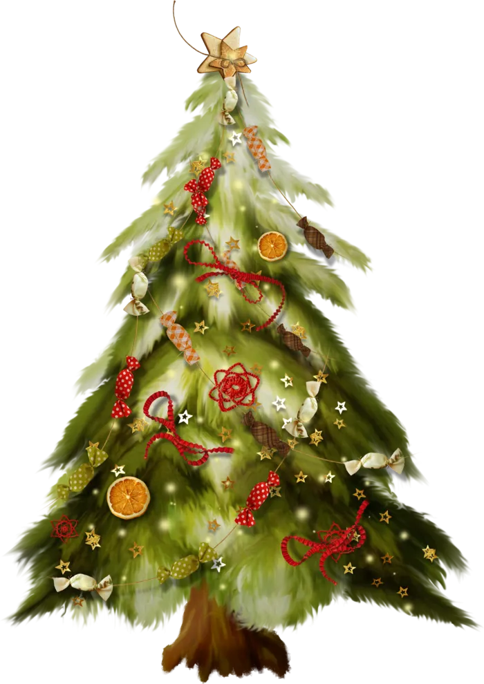 圣诞节平安夜圣诞树免扣素材圣诞元素