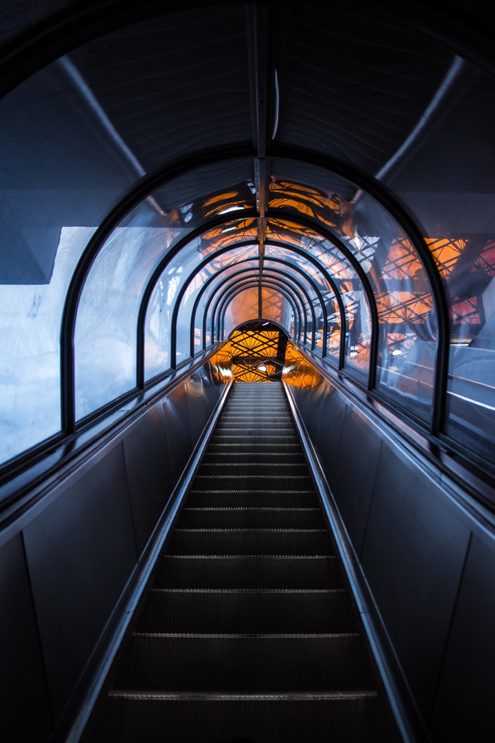 台阶式电梯图片