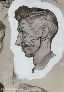 诺曼 · 洛克威尔手绘男士肖像挂画 诺曼 · 洛克威尔手绘男士肖像挂画
