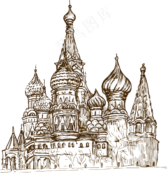 免扣素材元素城堡