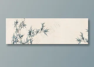 中国风水墨banner海报背景