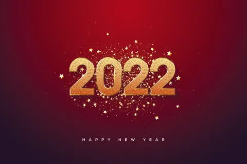 2022创意艺术字体新年虎年圣诞节数字立体质感文字AI矢量设计素材