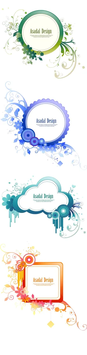 简约风名片海报边框图框素材AI矢量图 (76)