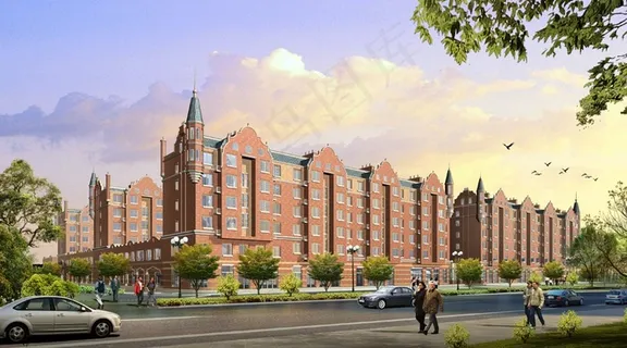 城堡式的建筑群设计