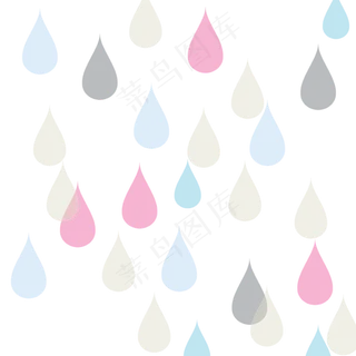 免抠雨滴　