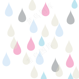 免抠雨滴　
