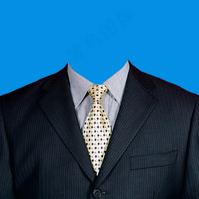 西装模板  男生西装 寸照模板 西装 证件照 西服 免抠psd模版下载