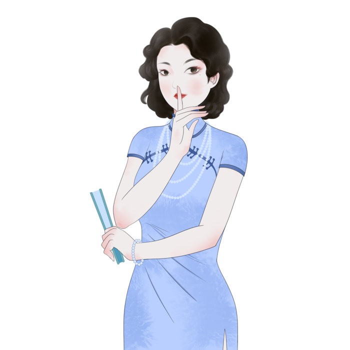 传统旗袍美女 (121)