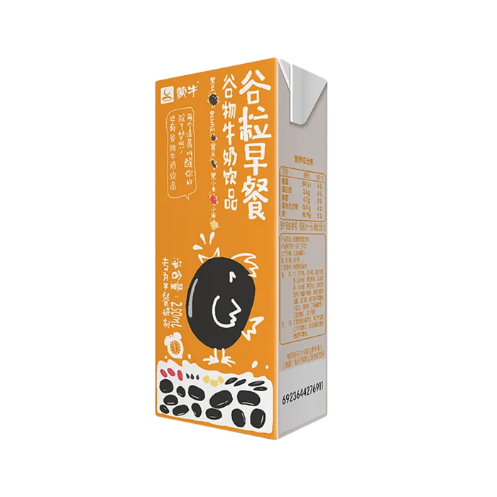 蒙牛谷粒早餐1超市商品白底图免抠实物摄影png格式图片透明底