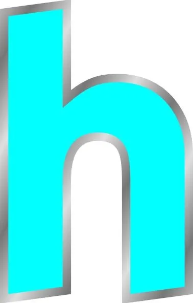 字母H PNG免抠(378x592)