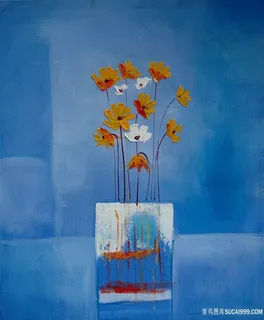静物花卉花瓶装饰画