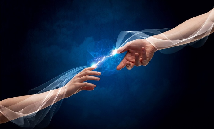 双手感应电波高清图片手势图片