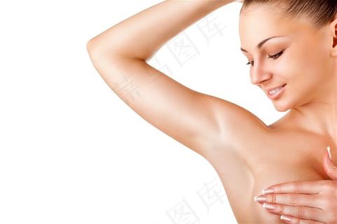 美容护肤美女的身体部位图片