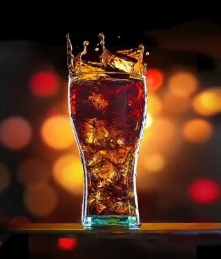 一杯冰镇可乐图片素材