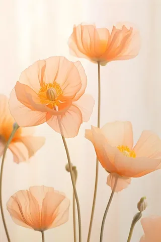 鲜花粉色唯美意境摄影