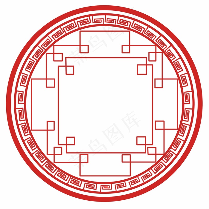 窗花剪纸 剪纸风元素
