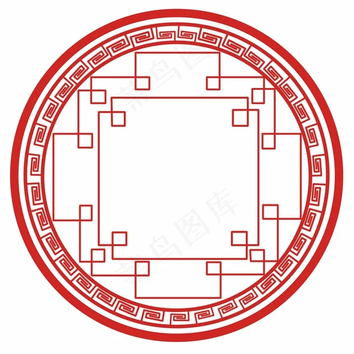 窗花剪纸 剪纸风元素psd模版下载
