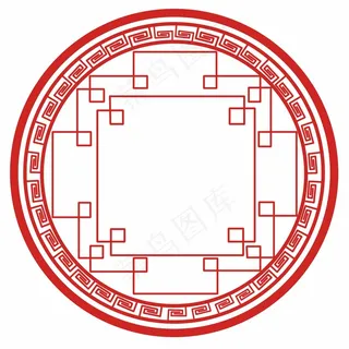 窗花剪纸 剪纸风元素