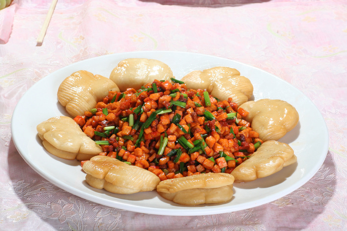 蝶饼小豆腐