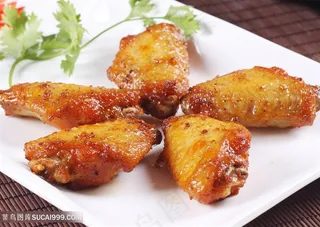 奥尔良烤翅美食图片