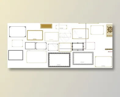 画框简约边框雕刻镂空