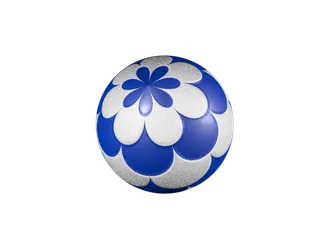 立体圣诞节装饰蓝色小球