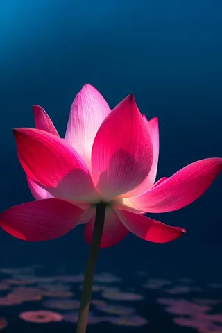 粉色唯美莲花大气背景