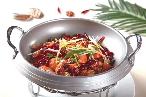 干锅美食焖锅湘菜麻辣香辣纸锅干锅香辣虾