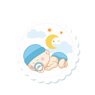 孩子睡觉卡通