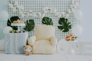 儿童照相拼接背景