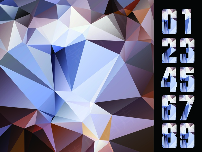 低多边形背景 几何艺术设计 多边形背景图片