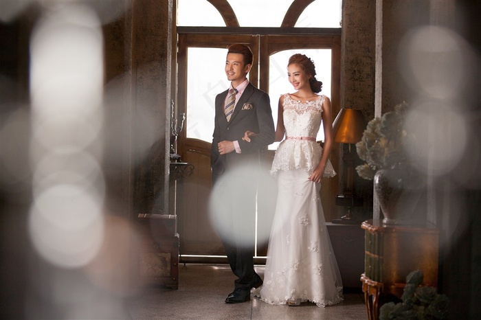 情投意合恋人艺术照写真图片