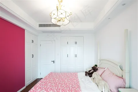 小房间白色风格装修高清摄影