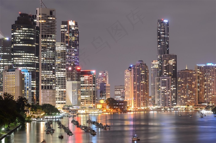都市夜景图片