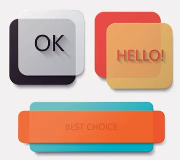 免抠标签矢量素材