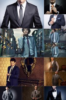 55张穿西服的商务男人图片